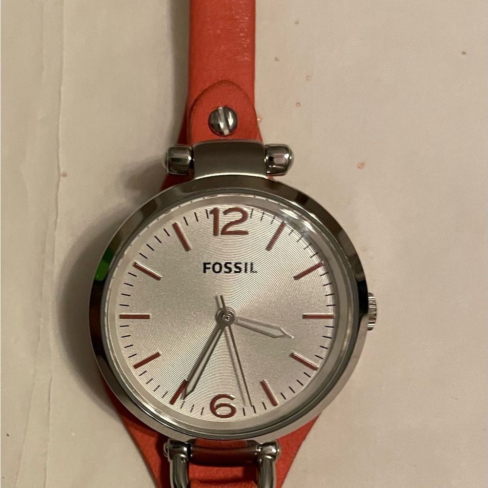Fossil coral band watch….needs battery